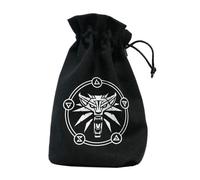 The Witcher School Of The Wolf Dice Bag Black Cotton RPG Pouch Q-Workshop