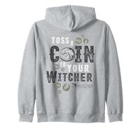 The Witcher Toss A Coin To Your Witcher Felpa con Cappuccio