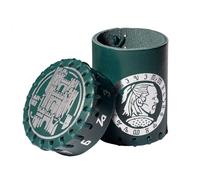 The Witcher Vesemir Porta Dadi In Pelle Verde Di Q-Workshop