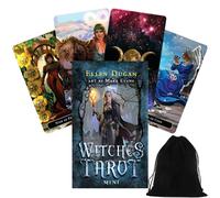 The WITCHES Tarot Mini Carte Deck LLEWELLYN Ellen Dugan Esoteric Con Borsa