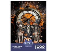The Wizard Dog of Halloween Night Puzzle Giochi 1000 Pezzi Festa Aziendale Arte Interesting Puzzle Adulti Foto 70x50cm/1000pcs