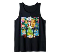 The Wizard of Oz Cartoon Character Squares Canotta