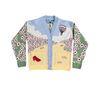 The Wizard Of Oz Yellow Brick Road Cardigan Lavorato a maglia Donna (TT1072)