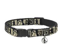 The Wizarding World of Harry Potter Cat Collar, Breakaway Collar with Bell, Harr