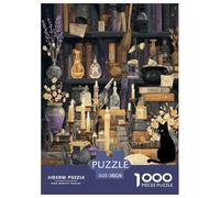 The Wizard's Secret Study Room Puzzle Impossibili 1000 Pezzi Interesting Decorazione Per La Casa. Rilassamento E Intelligence Per Adulti E Ragazzi Da 14 Anni 38x26cm/1000pcs