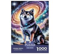 The Wolf Cub with A Touch of Shibainu Jigsaw Puzzle Impossible 1000 Pezzi Animal Decorazione Per La Casa. Giochi Rilassamento E Intelligence Per Adulti E Ragazzi Da 14 Anni 70x50cm/1000pcs
