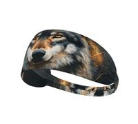 The Wolf Head In Gaze - Fascia sportiva per uomo e donna, comoda ed elegante, per tutte le attività
