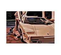 The Wolf of Wall Street - Poster in tela con film classico, decorazione per camera da letto, per sport, paesaggio, ufficio, ufficio, stile senza cornice, 40 x 60 cm