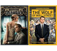 The Wolf of Wall Street & The Great Gatsby DVD 2 Pack Leonardo DiCaprio Double Feature Movie Set