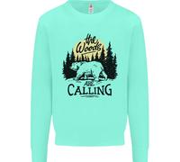 The Woods Calling Felpa Jumper Per Bambini Trekking Con Orso