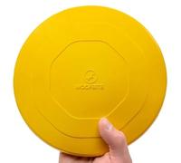 The Woof Disc - Giocattolo da masticare resistente e resistente, sicuro e non tossico, per cani di taglia media e grande, in gomma naturale resistente