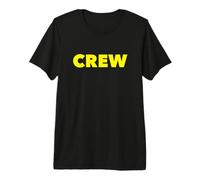 The Word Crew Front Print Uniform, Crew Team Uniform Graphic Maglietta Premium