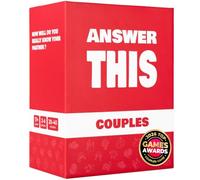 The World Game Answer This Couples - Gioco da Tavolo per Coppie in Inglese - 150 Domande con Carte per Conoscersi Meglio - Regalo per Adulti, San Valentino, Anniversario per Lui e Lei