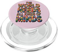 The World Needs All Kinds of Minds Puzzle Autism Awareness PopSockets PopGrip per MagSafe