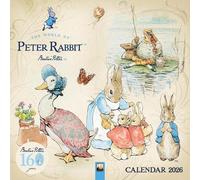 The World of Peter Rabbit Wall Calendar 2026 (Art Calendar)