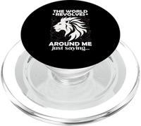 THE WORLD REVOLVES AROUND ME JUST SAYING PopSockets PopGrip per MagSafe