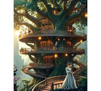 The World Tree Library: An Epic Fantasy College Ruled Notebook: A Beautifully Illustrated Journal for Writers, Dreamers, and Scholars | 7.5x9.25, 110 Lined Pages for Your Own Legendary Tales