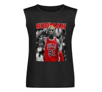 The Worm Dennis Rodman Basketball Legend Sleeveless T-Shirt Man's Fashion Cotton Black Vest Tank Clothes XXL