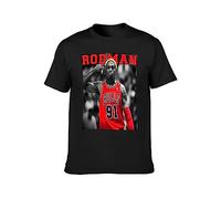The Worm Dennis Rodman T-Shirt Unisex Black Mens Tees L