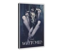 The Wretched - Poster classico del film thriller vintage, 6 poster su tela, decorazione artistica da parete per soggiorno e camera da letto, 30 x 45 cm