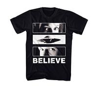 The X Files - T-Shirt - T-Shirt con Stampe - Maniche Corte - Opaco - Uomo Black Small