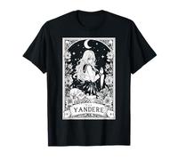 The Yandere Anime Manga Ragazza Giapponese Tarocchi Carta Witchy Moon Maglietta