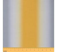 The Yard Tessuto giallo per bambini, ragazzi e ragazze, color argento sfumato, impermeabile, tessuto per tappezzeria, stile sfumato, tessuto per sedie, camera da letto, decorazione arte astratta per