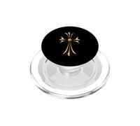 The Yellow Shine Diamonds Gold Cross PopSockets PopGrip per MagSafe