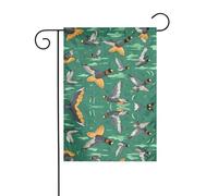 The YYHWHJDE caccia volare anatre selvatiche Immagine dimensioni precise di questa bandiera da giardino è di 30,5 x 45,7 cm, che è un rapporto d'oro accuratamente progettato. Si adatta perfettamente