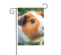 The YYHWHJDE Cute Guinea Pig Picture dimensioni precise di questa bandiera da giardino è 30,5 x 45,7 cm, che è un rapporto dorato accuratamente progettato. Si adatta perfettamente alla stragrande