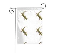 The YYHWHJDE Il terrificante geco Le dimensioni precise di questa bandiera da giardino sono 30,5 x 45,7 cm, che è un rapporto dorato accuratamente progettato. Si adatta perfettamente alla stragrande