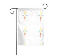 The YYHWHJDE La stella più luminosa nel cielo Immagine dimensioni precise di questa bandiera da giardino è di 30,5 x 45,7 cm, che è un rapporto dorato accuratamente progettato. Si adatta perfettamente