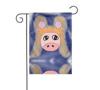 The YYHWHJDE La testa del diavolo toro Immagine dimensioni precise di questa bandiera da giardino è di 30,5 x 45,7 cm, che è un rapporto dorato accuratamente progettato. Si adatta perfettamente alla