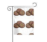 The YYHWHJDE Sweet Chocolate Cookies Immagine dimensioni precise di questa bandiera da giardino è 30,5 x 45,7 cm, che è un rapporto dorato accuratamente progettato. Si adatta perfettamente alla