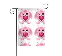 The YYHWHJDE The cute little devil with big eyes Picture precise size of this garden flag is 30,5x45,7 cm, che è un rapporto dorato accuratamente progettato. Si adatta perfettamente alla stragrande