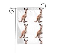 The YYHWHJDE The jumping kangaroo Picture dimensioni precise di questa bandiera da giardino è 30,5 x 45,7 cm, che è un rapporto dorato accuratamente progettato. Si adatta perfettamente alla stragrande