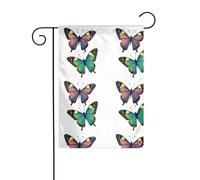 The YYHWHJDE The opposite butterfly Picture precise size of this garden flag is 30,5x45,7 cm, che è un rapporto dorato accuratamente progettato. Si adatta perfettamente alla stragrande maggioranza dei