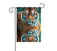 The YYHWHJDE Tiger's Gaze Picture dimensioni precise di questa bandiera da giardino è 30,5 x 45,7 cm, che è un rapporto dorato accuratamente progettato. Si adatta perfettamente alla stragrande