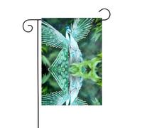 The YYHWHJDE White Peacock Picture dimensioni precise di questa bandiera da giardino è 30,5 x 45,7 cm, che è un rapporto dorato accuratamente progettato. Si adatta perfettamente alla stragrande