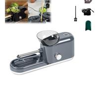 The Za Machine, 2024 New TheZaMachine, The Za Roller, Za Rolling Machine, Electric Cigarette Rolling Machine, Automatic Portable Herb Grinder 8mm Tube (Grey,8.0/6.5 Tube)