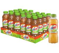 The Zero al Gusto di Pesca con Infuso di Foglie di Thè, Zero Zuccheri per estathe 400ml [MAXI BOX con 24 Bottiglie]