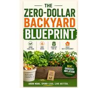 The Zero-Dollar Backyard Blueprint: How to Grow Free Food from Kitchen Scraps, Save Seeds, Make Compost, Regrow Vegetables, Build Raised Beds, Start ... Self-Sufficient Survival Garden on Any Budget