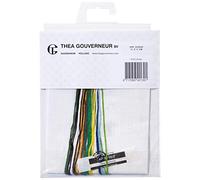 Thea Gouverneur anatra a punto croce, multicolore, 11 x 8 cm