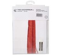 Thea Gouverneur Kit Punto Croce, Multicolore, 33.5x33.5cm