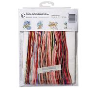 Thea Gouverneur Kit Punto Croce, Multicolore, 45x50cm