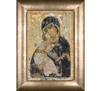 Thea Gouverneur kit punto croce "Nostra Signora di Vladimir Aida", 22x34cm
