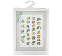 Thea Gouverneur Kit Punto Croce, Tessuto, Multicolore, 33x45cm