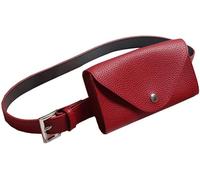 Theaque Marsupio con cintura rimovibile, alla moda, busta, pochette per cellulare, borsa da donna, Rosso, Classico