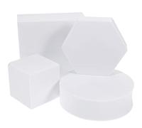 Theaque Set di 4 cubi geometrici in schiuma per fotografia di gioielli e cosmetici