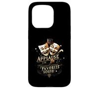 Theater Actor Actress Masks Applause Is My Favorite Sound Custodia per iPhone 15 Pro